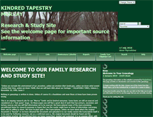 Tablet Screenshot of kindredtapestry.relatedfamilies.com